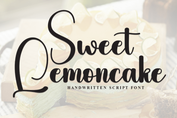 Sweet Lemoncake Font - Featured Image