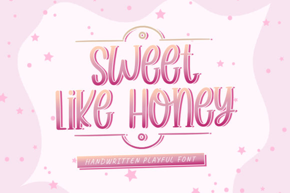 Sweet Like Honey Font - Featured Image
