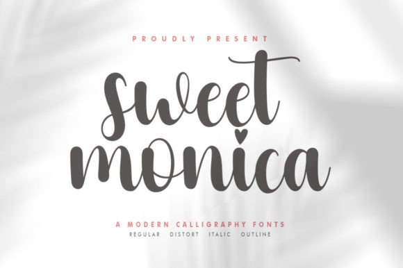 Sweet Monica Font - Featured Image