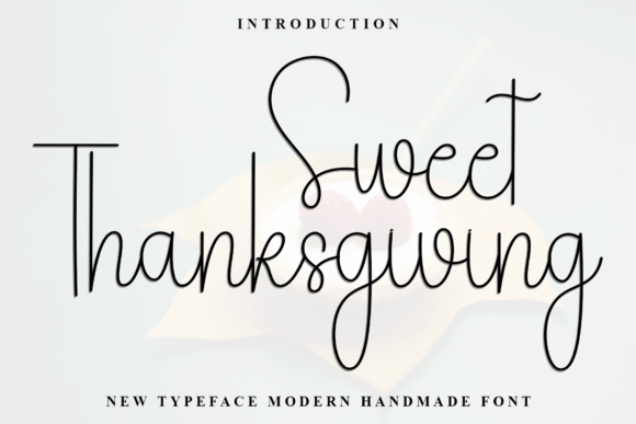 Sweet Thanksgiving Font - Featured Image