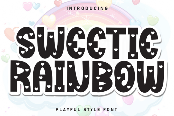 Sweetie Rainbow Font - Featured Image