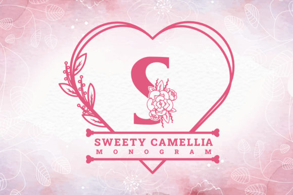 Sweety Camellia Monogram Font - Featured Image