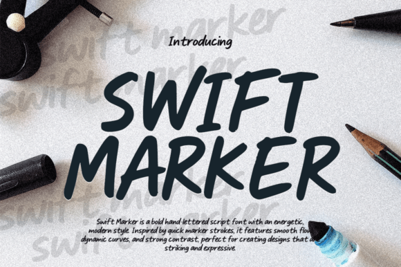 Swiftmarker Script Font - Featured Image
