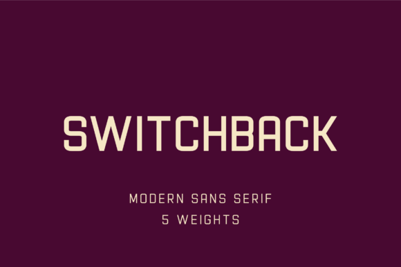 Switchback Font - Featured Image
