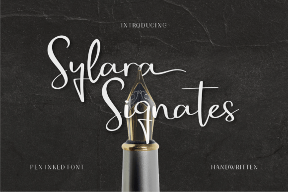 Sylara Signates Font - Featured Image