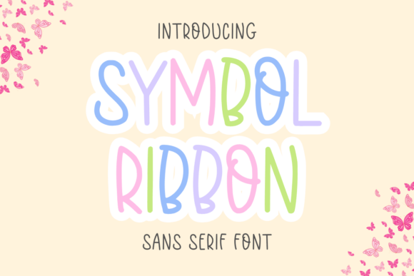 Symbol Ribbon Font - Featured Image