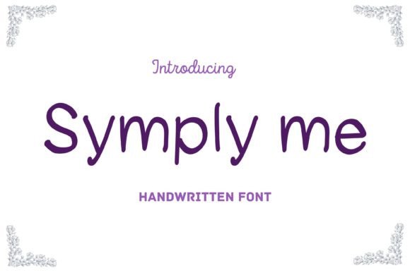Symply Me Font - Featured Image