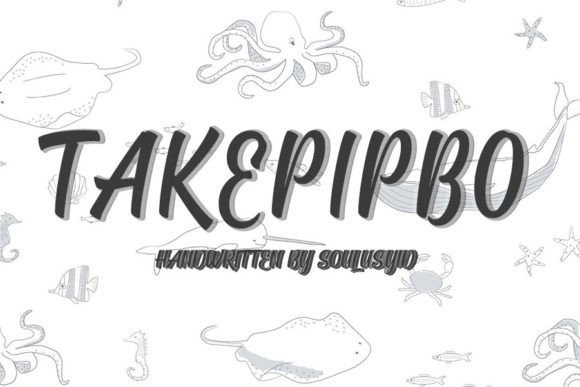 Takepipbo Font - Featured Image