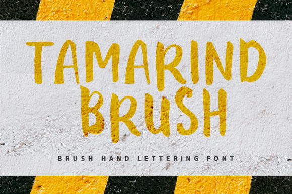 Tamarind Brush Font - Featured Image