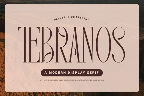 Tebranos Font - Featured Image