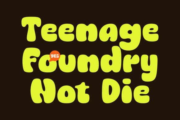 Teenage Popular Font - Featured Image