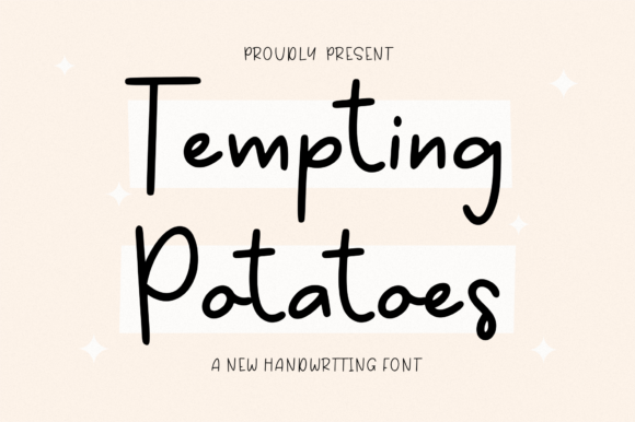 Tempting Potatoes Font - Featured Image