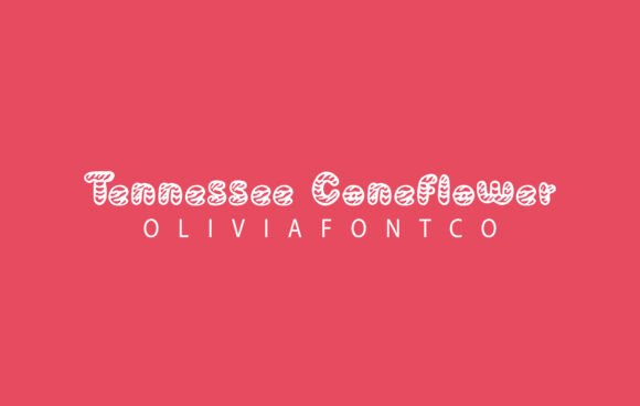 Tennessee Coneflower Font - Featured Image