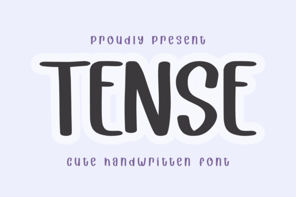 Tense Font - Featured Image