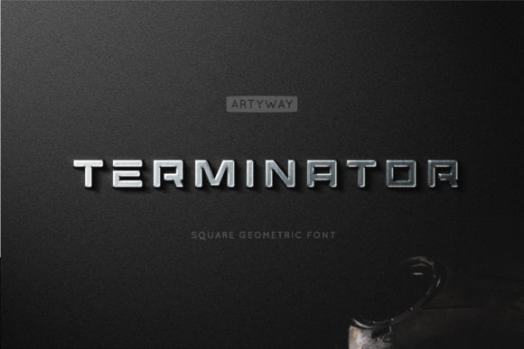 Terminator Font - Featured Image