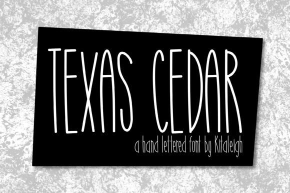 Texas Cedar Font - Featured Image