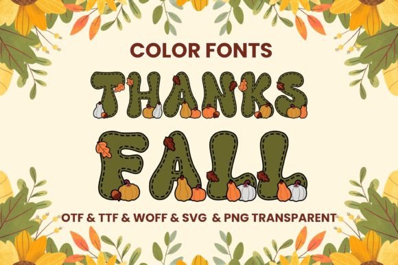 Thanks Fall Font - Featured Image