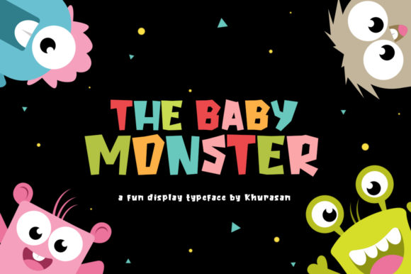 The Baby Monster Font - Featured Image