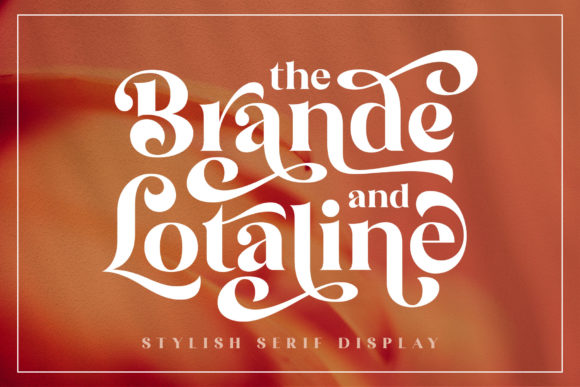 The Brande and Lotaline Font - Featured Image