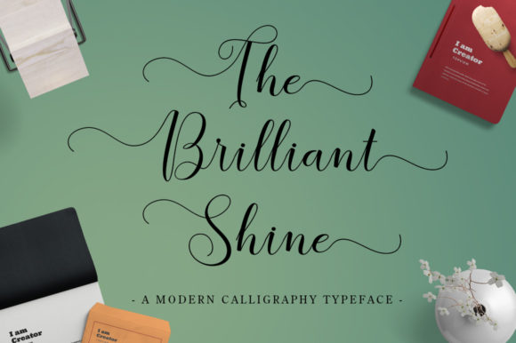 The Brilliant Shine Font - Featured Image