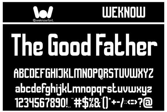 The Good Father Font - Featured Image