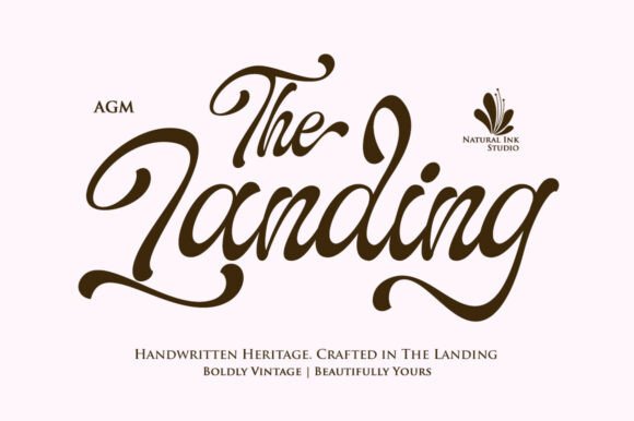 The Landing Font - Featured Image