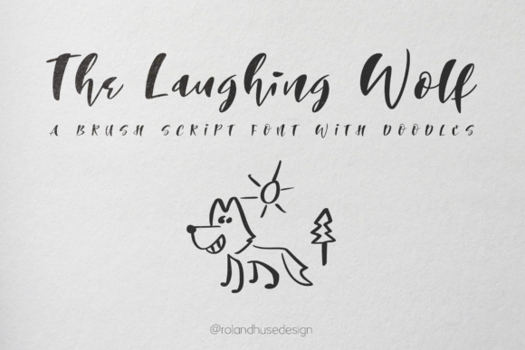 The Laughing Wolf Font - Featured Image