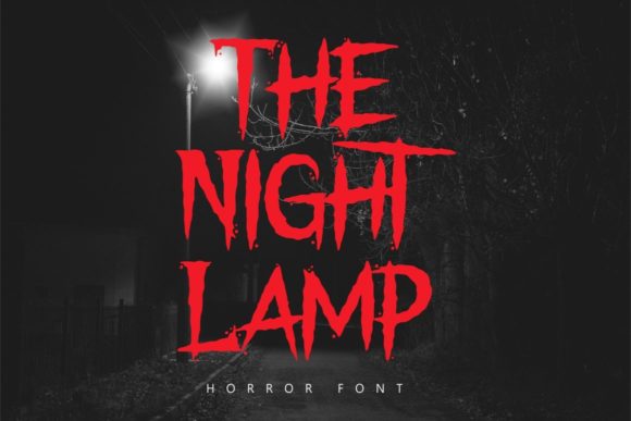 The Night Lamp Font - Featured Image