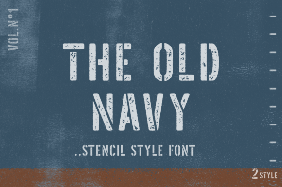 The Old Navy Font - Featured Image