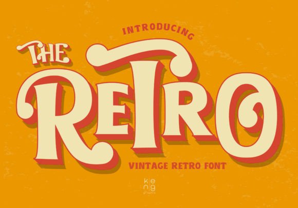 The Retro Font - Featured Image