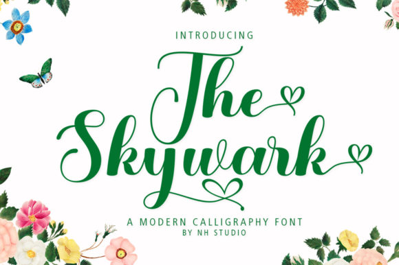 The Skywark Font - Featured Image