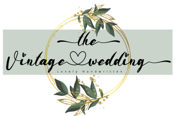 The Vintage Wedding Font - Featured Image