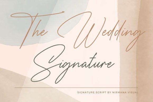 The Wedding Signature Font - Featured Image