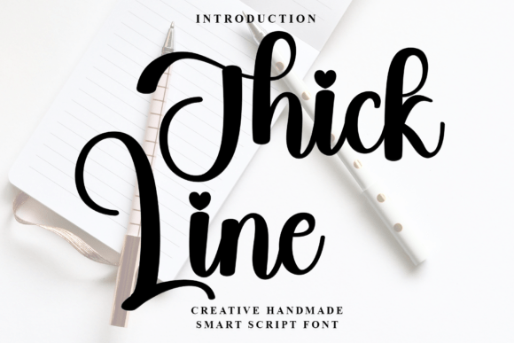 Thick Line Font - Featured Image