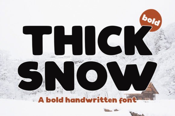 Thick Snow Font - Featured Image