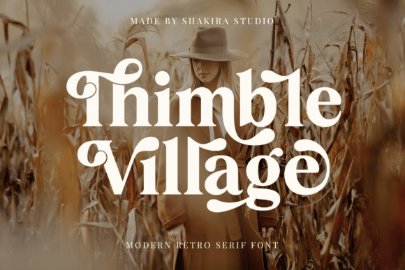 Thimble Village Font - Featured Image
