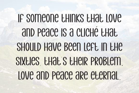 Think Outline Font - Featured Image