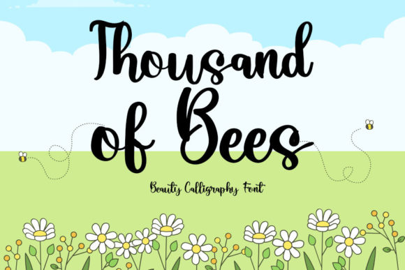 Thousand of Bees Font - Featured Image