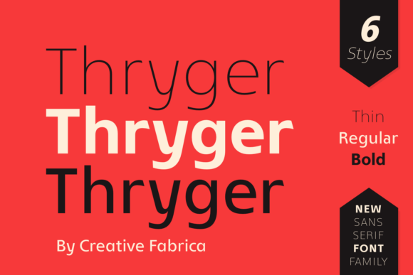 Thryger Font - Featured Image
