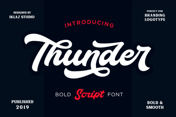 Thunder Script Font - Featured Image