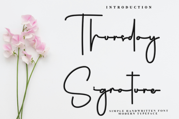 Thursday Signature Font - Featured Image