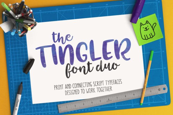 Tingler Duo Font - Featured Image