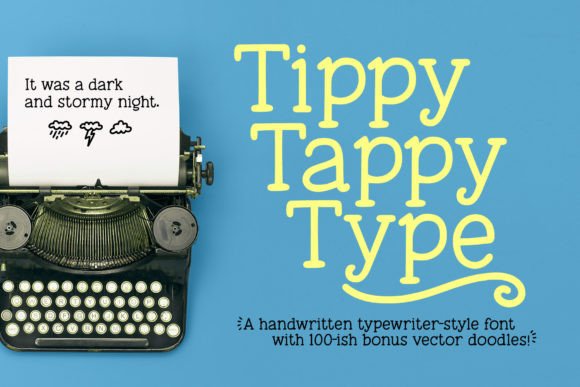 Tippy Tappy Type Font - Featured Image