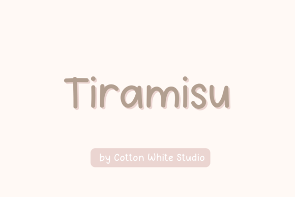 Tiramisu Font - Featured Image