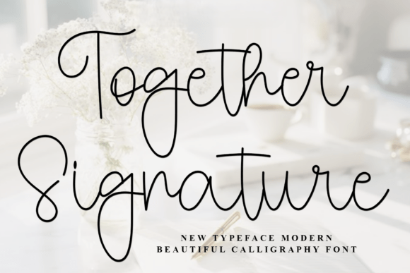 Together Signature Font - Featured Image