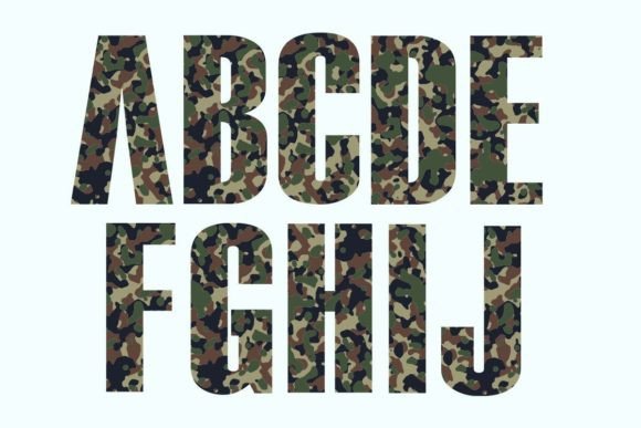 Tomahawk Camo Font - Featured Image