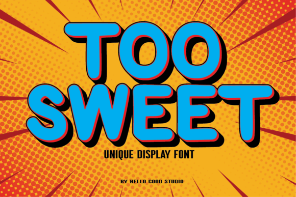 Too Sweet Font - Featured Image