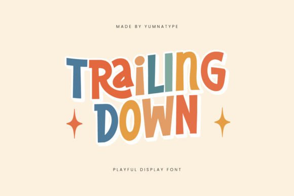 Trailing Down Font - Featured Image