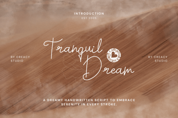 Tranquil Dream Font - Featured Image