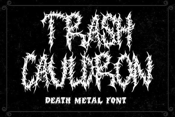 Trash Cauldron Font - Featured Image
